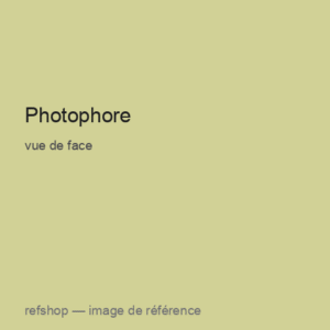 Photophore, vue de face